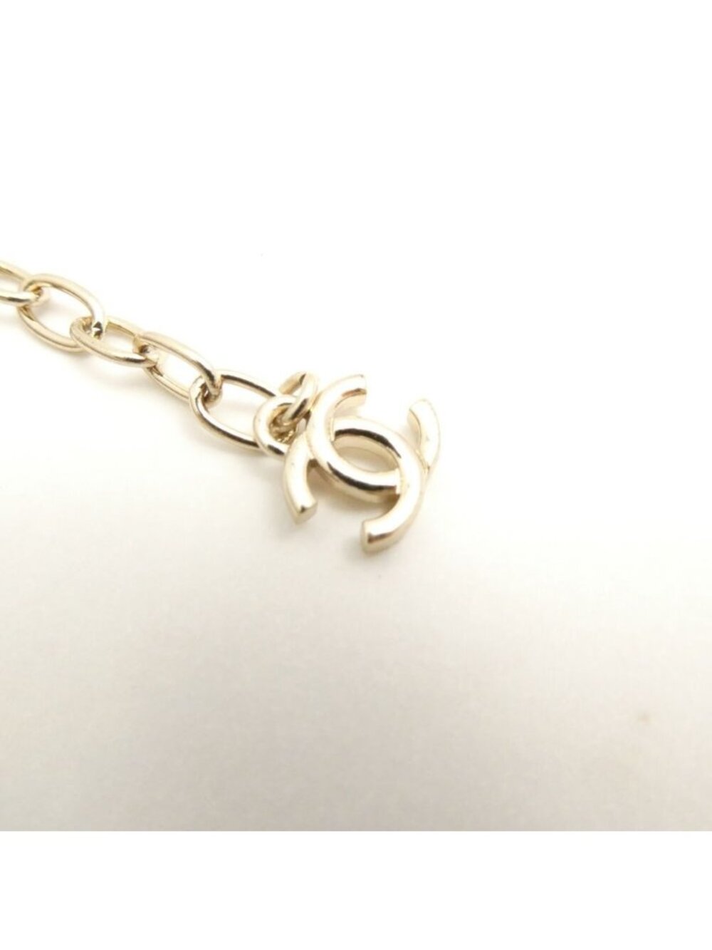 ★SOLD★ Chanel Necklace Quilted Bag Chain Pendant - Picture 7 of 8